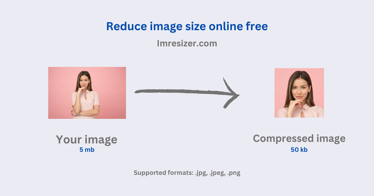 Resize JPG image to 95 kb online free