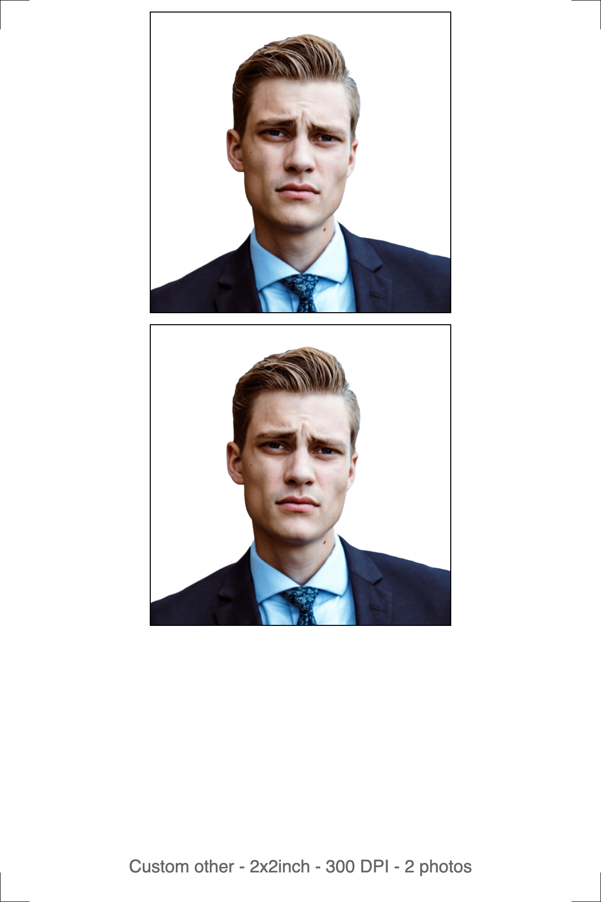 Print sheet output — NEET passport photos tiled on 4R photo paper at 300 DPI with cut guides